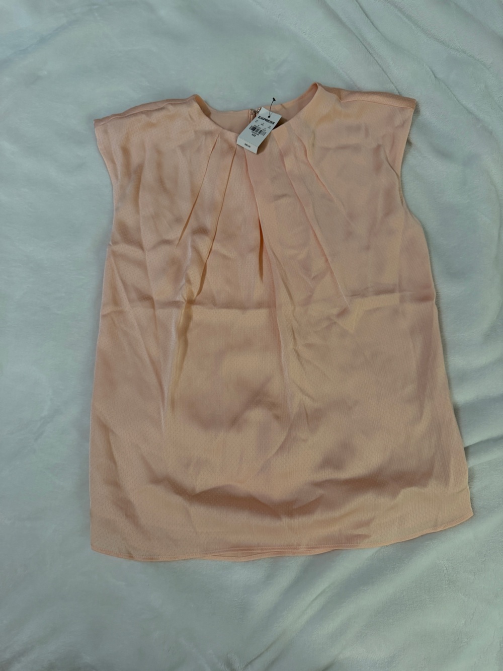 NWT Express Peach Sleeveless Blouse